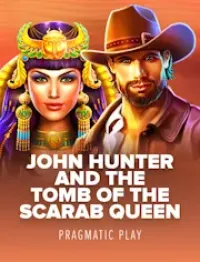 john hunter and the tomb of the scarab queen - logo
